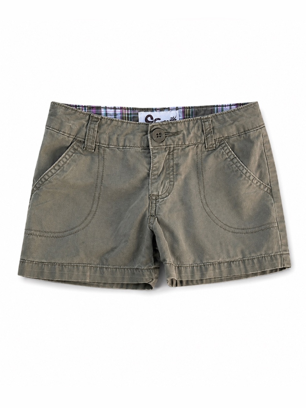 SO Girls Brown Chino Shorts Size 8 Cotton Casual Summer